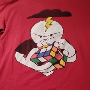 Kuhl Vibrant Red Puzzle Graphic Tee - Short Sleeve